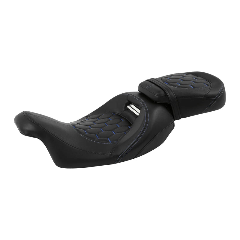 Harley Touring CVO Street Glide Gel Driver Passenger Seat (2009-2023)