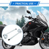 ATV Aluminum Alloy Silver Tone 1 Pair 50mm Motorcycle Handlebar