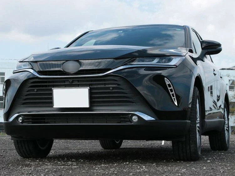 Toyota Harrier Venza Chrome Front Grille Side Air Vent Cover Trim (2020-2024)