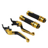 Thruxton / Street Cup Folding Extendable Brake Clutch Lever Grip Set (2016-2023)