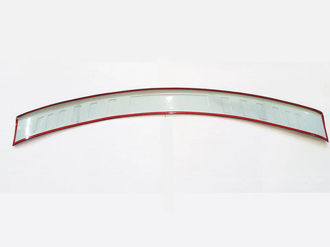 Isuzu MUX Carbon Fiber Black Rear Bumper Step Scuff Plate (2012-2016)