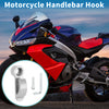 Motorcycle Handlebar Hook / CNC / Hanging Hook Aluminum Alloy Silver Tone