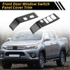 Toyota Tacoma Carbon Fiber Front Door Window Switch Panel Set (2016-2023)