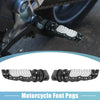 Motorcycle Pair / 8.5mm / Aluminum Aolly Rearsets Footrest Footpeg Silver
