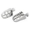 Bike Racing Silver Universal Motorcycle Wide Foot Pegs