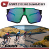 Make Model 1 x Motorcycle Riding Goggles Green Black Tri-Acetyl Cellulose