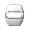 Hyundai Kia Silver Tone 4 x Car Door Lock Latch Covers