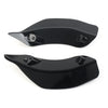 Harley Road Glide FLTRX Black Upper Fairing Accents Air Wind Deflector (2015-2020)