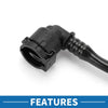 BMW 840i (2020-2023) Plastic Black 1 Pc Radiator Hose