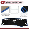 Mercedes CLA 2013-2019 Sun Protector Pad Black Blue Dashboard Cover Mat