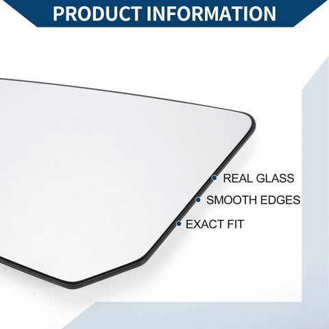 Chevrolet Traverse Heated Left Side Mirror Glass Replacement