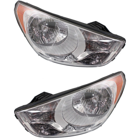 Driver & Passenger Side Headlights For Hyundai Tucson