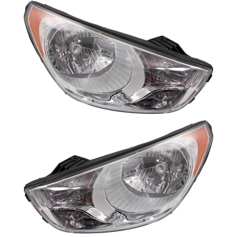 Driver & Passenger Side Headlights For Hyundai Tucson