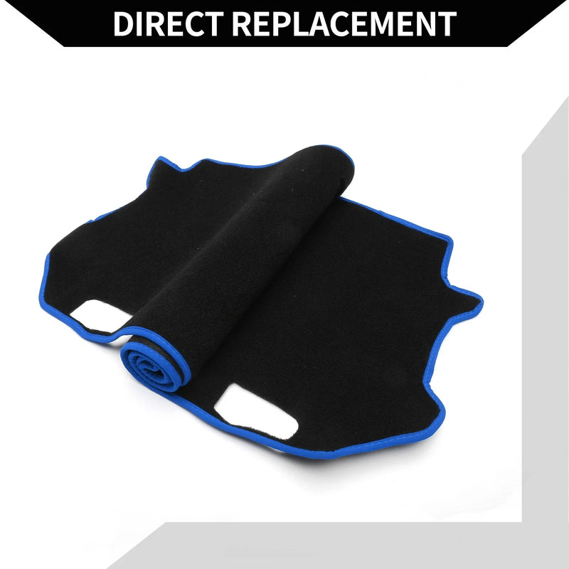 Honda Fit GR1-GR8 (2020-2024) Protector Black Blue 1 Set Dashboard Cover Mat