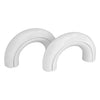 Ford F-150 White Front Bumper Tow Hook Cover Trim (2004-2024)
