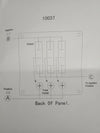 12V 3 Switch Panel Weatherproof Black Textured Alloy Pre-Wired