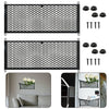 Pocket Storage Net 25x60cm 2 x Storage Mesh Bag With Screws