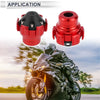 Make Model 15.6mm Aluminum Alloy Motorcycle Slider Frame 2 x Red