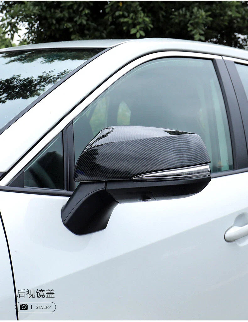 Toyota RAV4 Fiber Side Mirror Cover Trim (2019-2023)