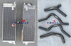 Honda CR500 CR500R Aluminum Radiator & Hose (1985-1988)
