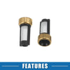 Dodge Ram 1500 Fuel Injector O Rings Seals with Micro Filters (2009-2018)