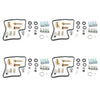Honda VF700C VF700F VF750F 4 x Carburetor Repair Rebuild Kit (1983-1986)