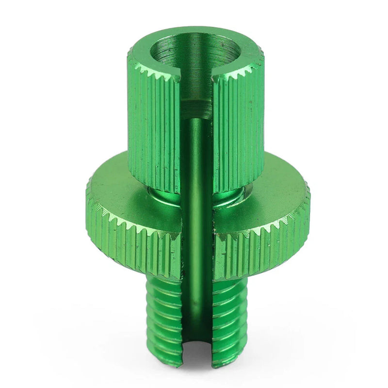 Motorcycle ATV Pit Bike 8mm Clutch Brake Throttle Cable Adjuster Screw Green