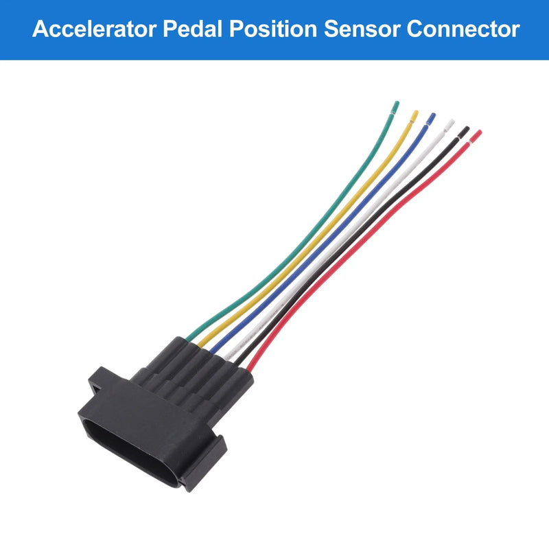 Ford Focus 6 Pin Accelerator Pedal Position Sensor Connector (2003-2008)