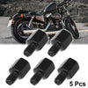 Adapter Bolt Screw / 5pc 10mm RH–8mm RH / Black Motorcycle Mirrors