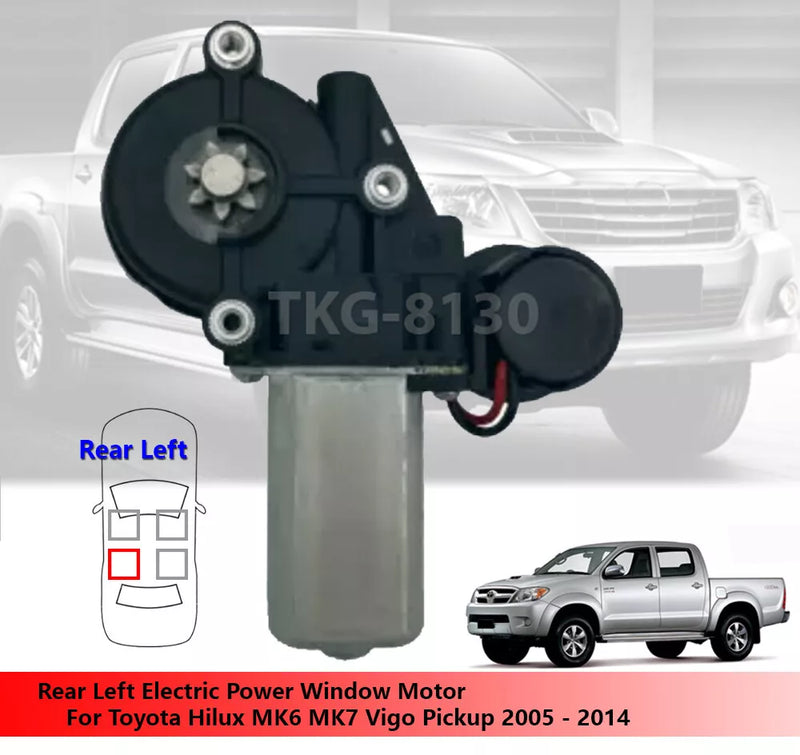 Toyota Hilux Rear Left Electric Power Window Motor (2005-2014)