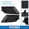 Dodge Charger 2 x Front Fog Light Grille Covers (2011-2014)