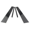 VW Jetta 4 Pcs Door Trim Pillar Posts Black Covers (2012-2018)