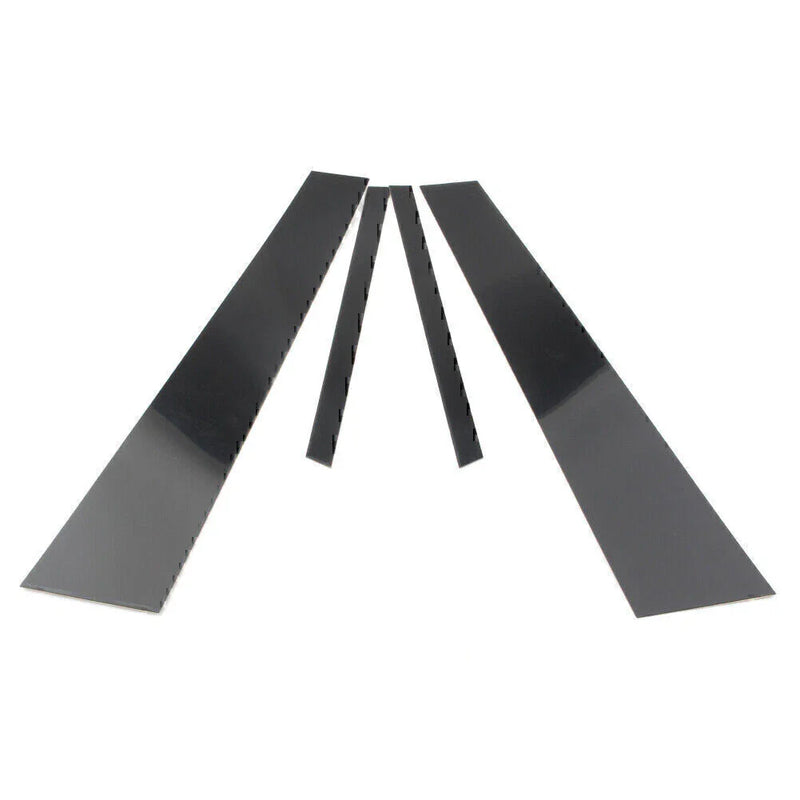 VW Jetta 4 Pcs Door Trim Pillar Posts Black Covers (2012-2018)
