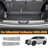 Mitsubishi Outlander Silver Bumper Guard Plate Cover Trim (2022–2023)