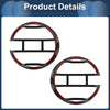 Ford  -  Pair Carbon Fiber Black Headlight Trim Bezels