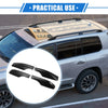 Toyota Land Cruiser (2008-2021) Black 4 x Roof Rack Side Rail End Covers