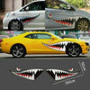 Car 59'' / Exterior Side Door Decal / Shark Mouth Teeth Sticker Vinyl