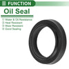 Oil Seal 22.4x30.4x4.5mm NBR Rubber Rotary Shaft Seal 5 Pcs