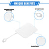 Mercedes-Benz C250 (2012-2014) - White Front Bumper Tow Hook Cover