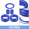 Honda Civic (2022-2023) Blue 8pcs AC Switch Air Vent Knob Covers