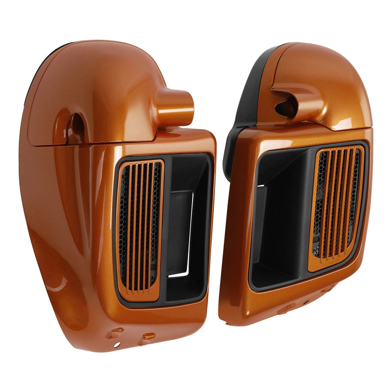 Harley Touring Road Glide (2014-2023) Amber Whiskey Vented Fairings