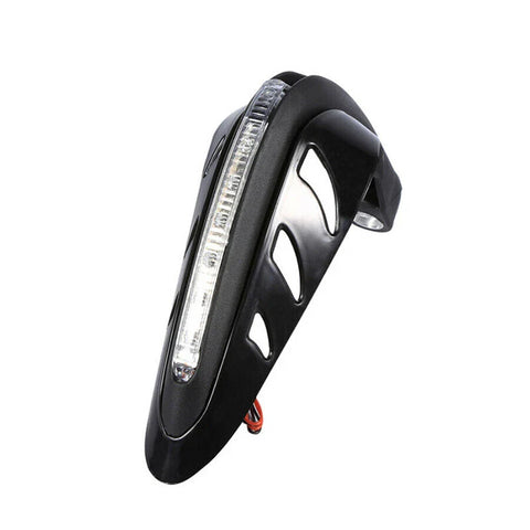 Universal ATV Enduro Black Motorcycle Handguards with LED Lights