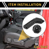 Jeep Gladiator Carbon Fiber Seat Adjustment Button Cover Trim (2019-2023)