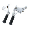 Harley Sportster Iron 883 1200 48 Chrome Passenger Footpeg Pedals (2014-2022)