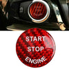 BMW F-Chassis Keyless Start Button Cover Carbon Fiber Red (1-6)