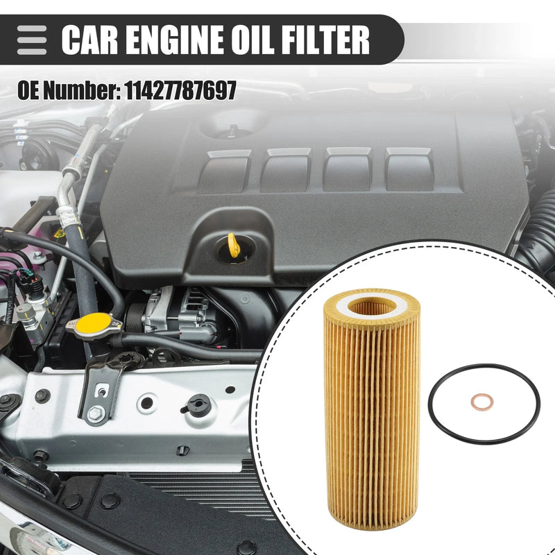 BMW E46 318D 320D Engine Oil Filter & Gasket Set (1998-2006)