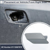 BMW 320i Grey Washer Nozzle Cover Cap Front Right Bumper Headlight