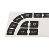Citroen C4 Grand Picasso Climate Buttons Stickers Set