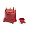 Chevrolet DC 12V Red Ignition Distributor Cap and Rotor External Coil