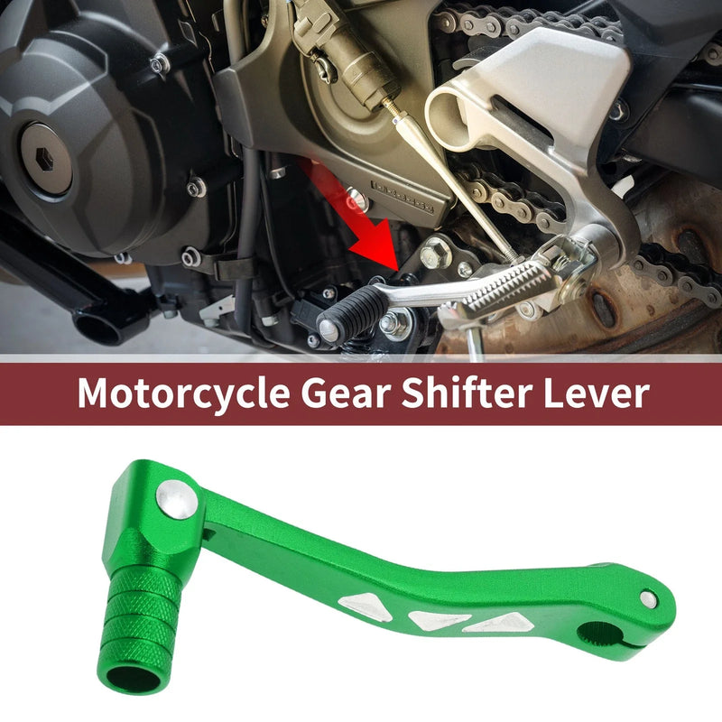 Kayo T4L Green Folding Gear Shifter Lever